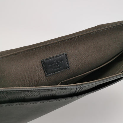 Louis Vuitton District Checkerboard Leather Crossbody Bag