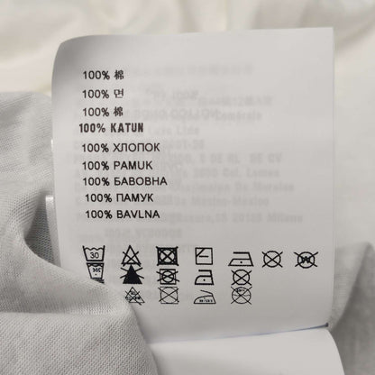 Prada M White Long Sleeve Graphic T-Shirt