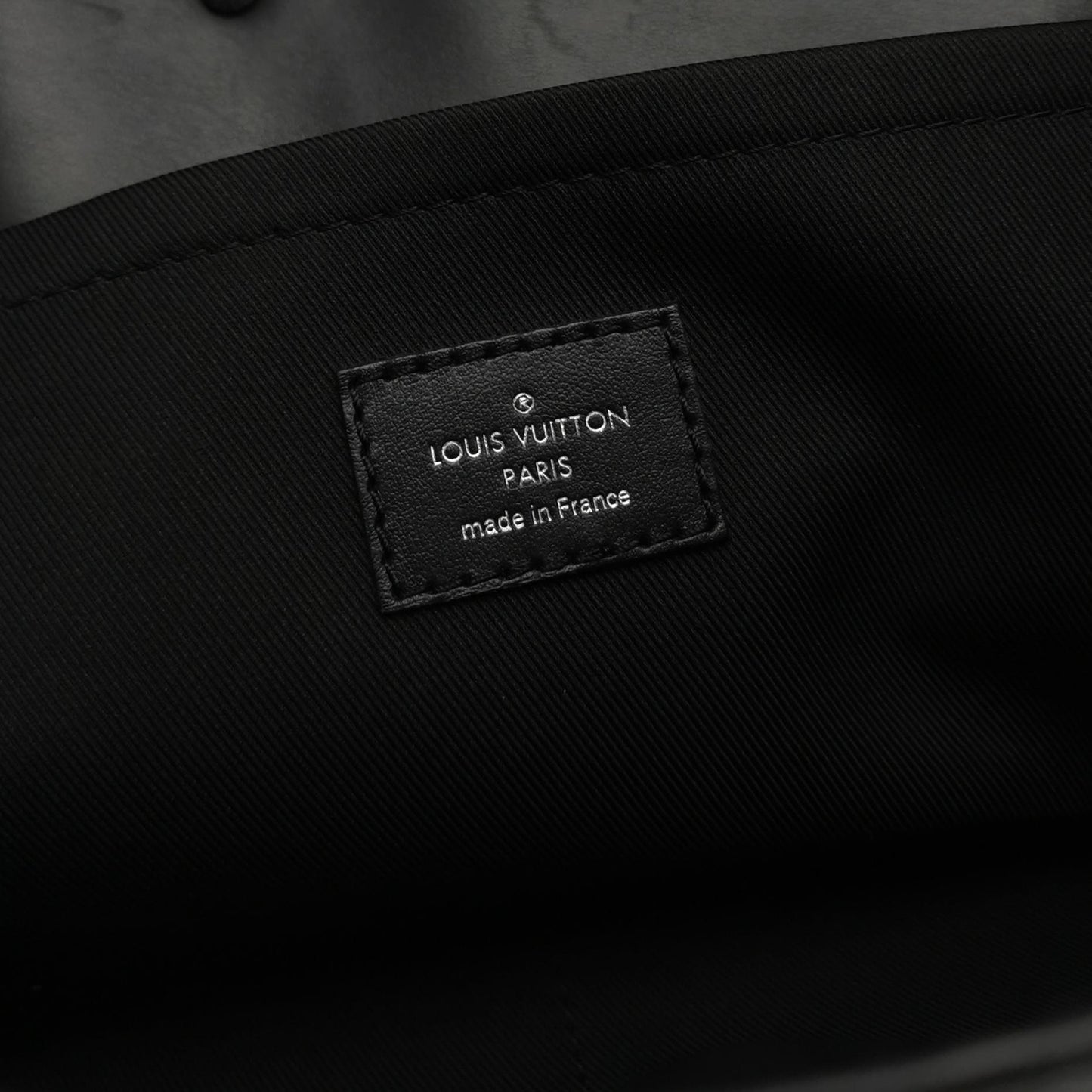 Louis Vuitton Steamer Black Embossed Crossbody Bag