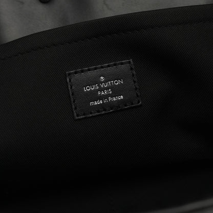 Louis Vuitton Steamer Black Embossed Crossbody Bag