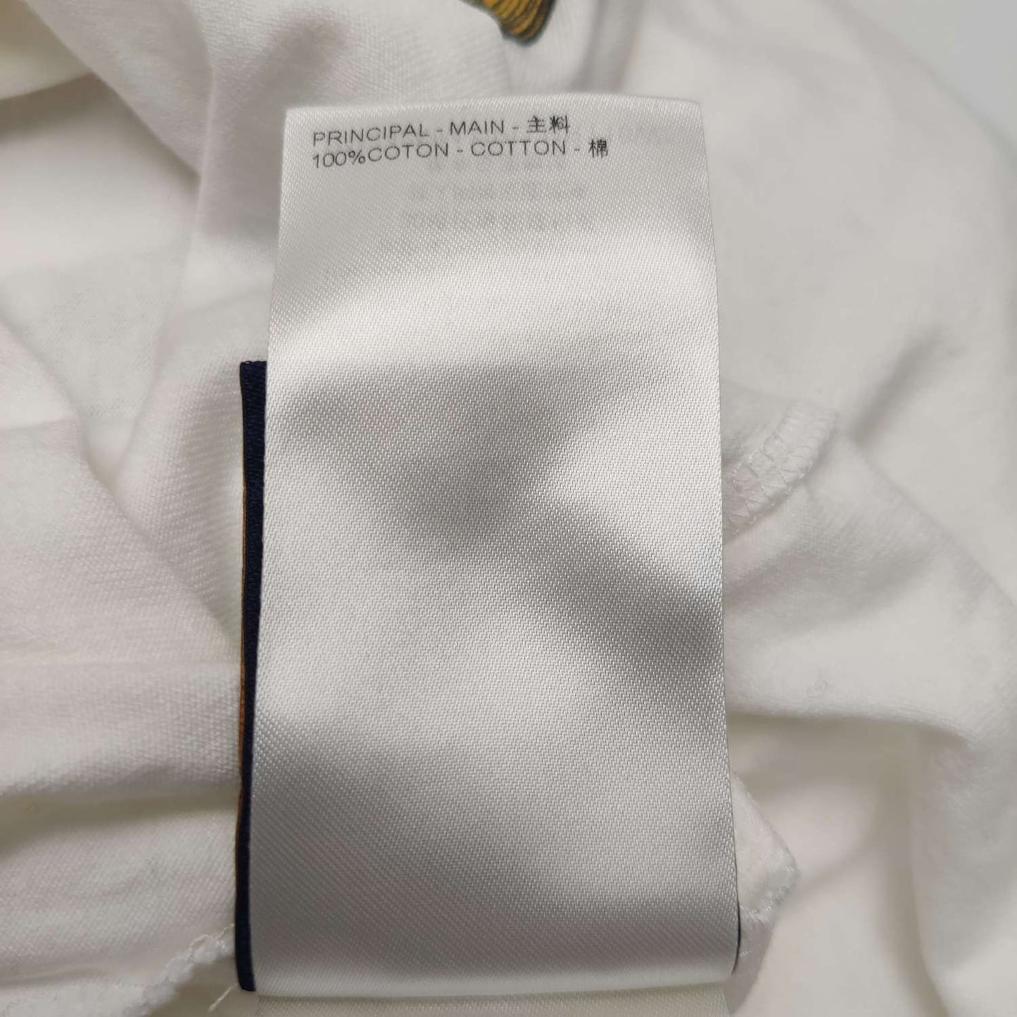 Louis Vuitton S Cotton Crew Neck Shell Print T-Shirt