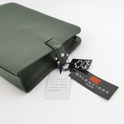 Balenciaga ACE Collab Calfskin Solid Vintage Clutch