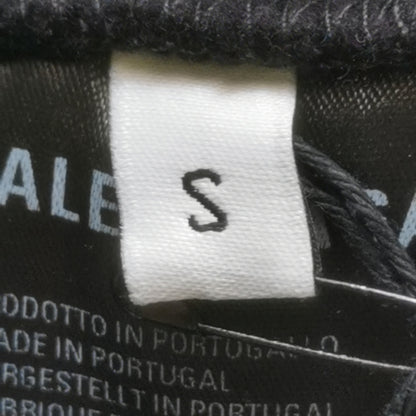 Balenciaga S Black Logo Cotton Hoodie