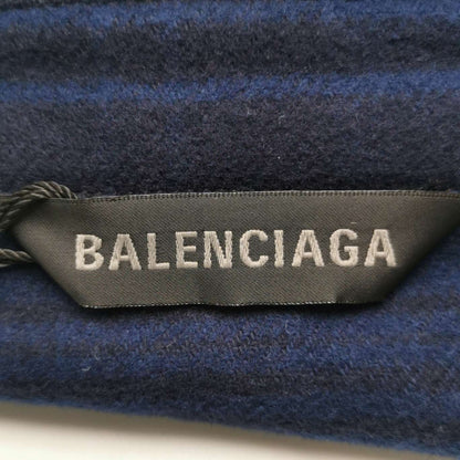 Balenciaga S Black V-Neck Ribbed Sweater