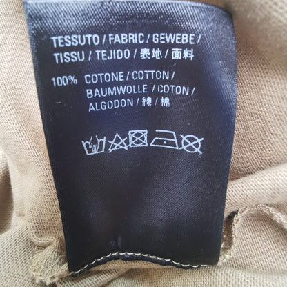 Balenciaga XS Cotton Logo Print Crew Neck T-Shirt