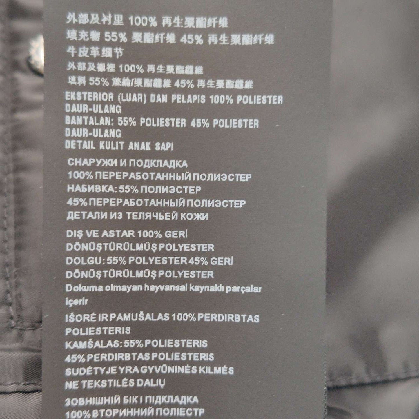 Prada S Size Solid Hooded Triangle Logo Padded Jacket