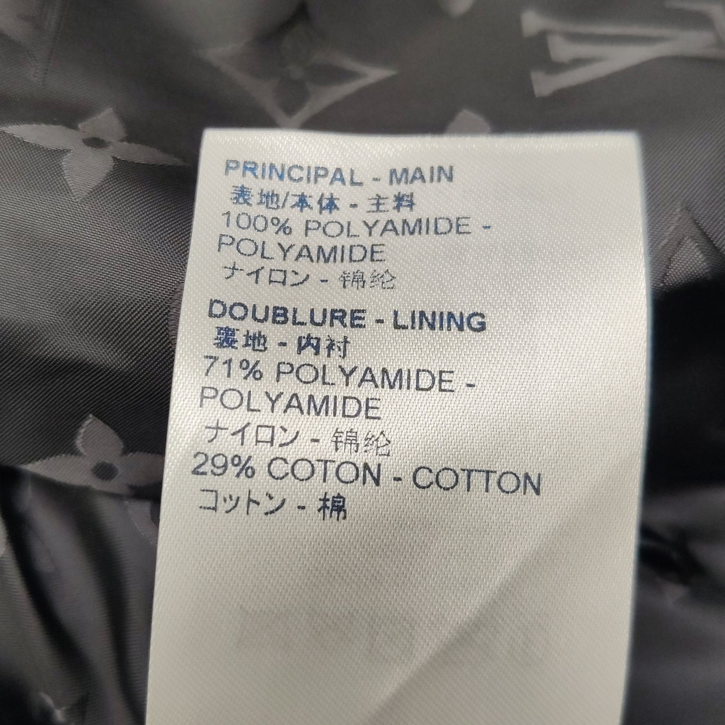 Louis Vuitton Solid Zip Collar Jacket L/52