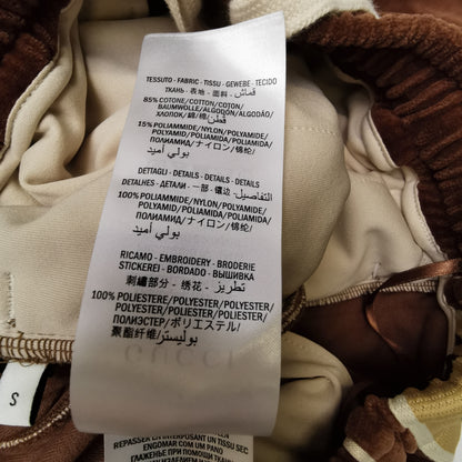 Gucci Cotton Drawstring Double G Logo Pants S