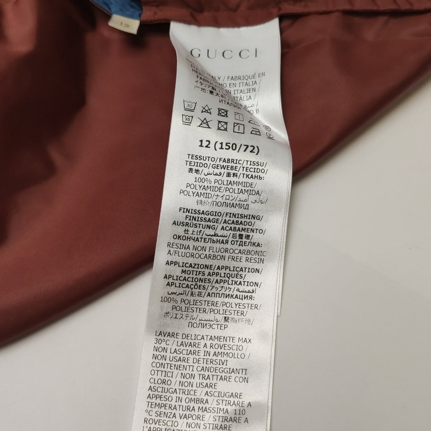 Gucci Two-Tone Hooded Jacket S Size