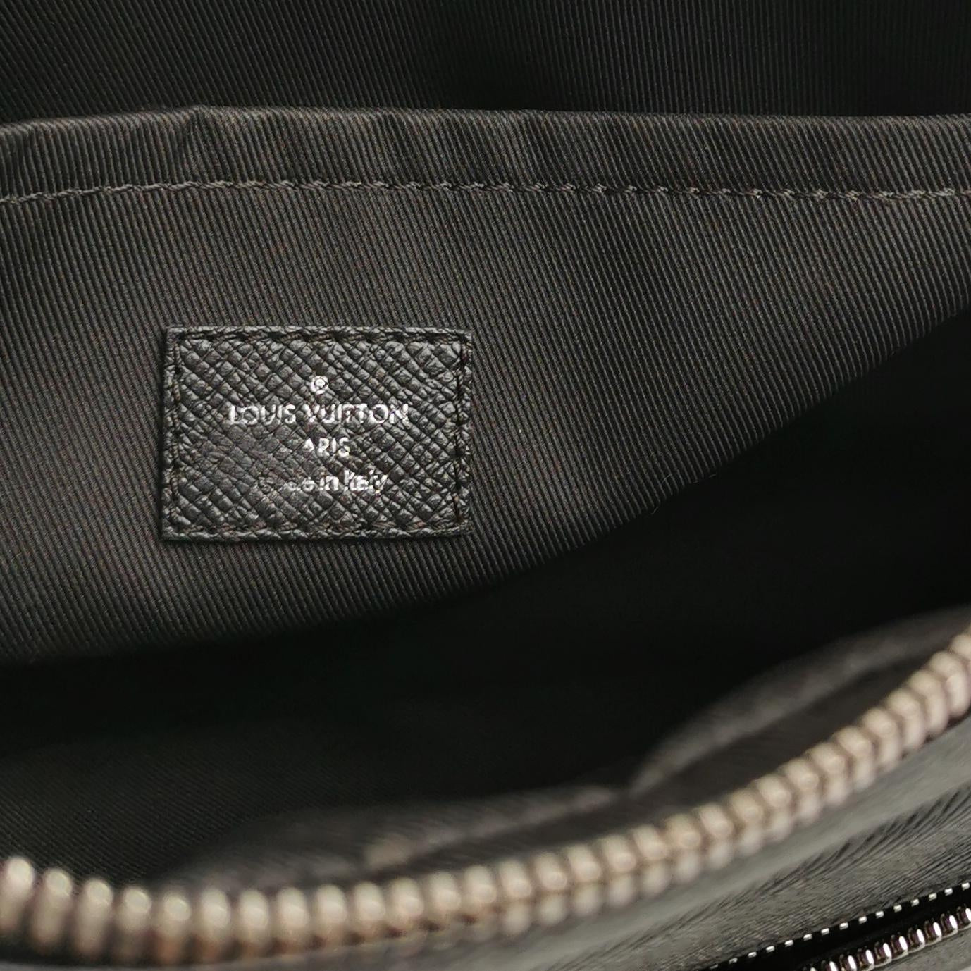 Louis Vuitton Outdoor Leather Zip Reporter Crossbody