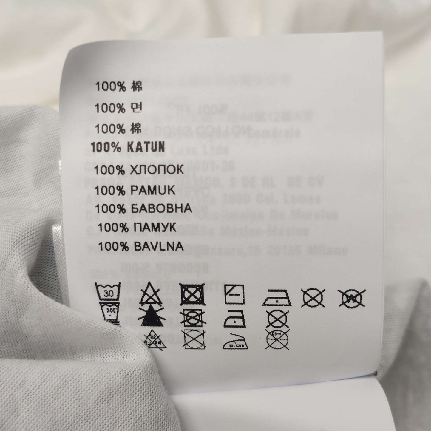 Prada M White Long Sleeve Graphic T-Shirt