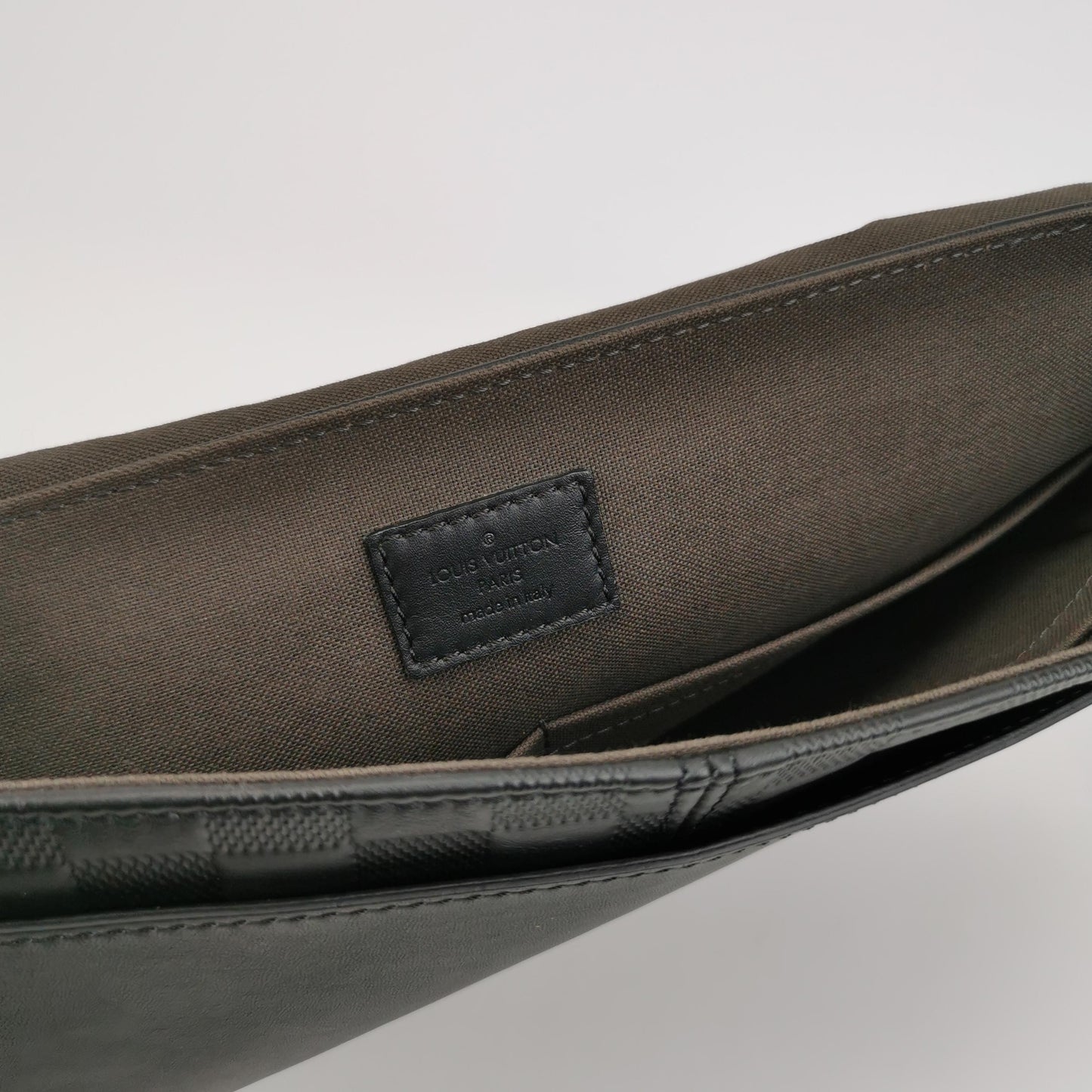 Louis Vuitton District Checkerboard Leather Crossbody Bag