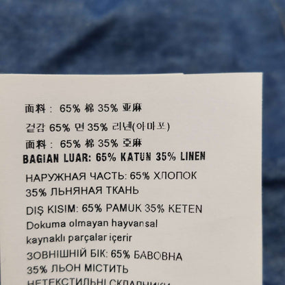 Prada Blue Triangle Logo Short-Sleeve Shirt XL