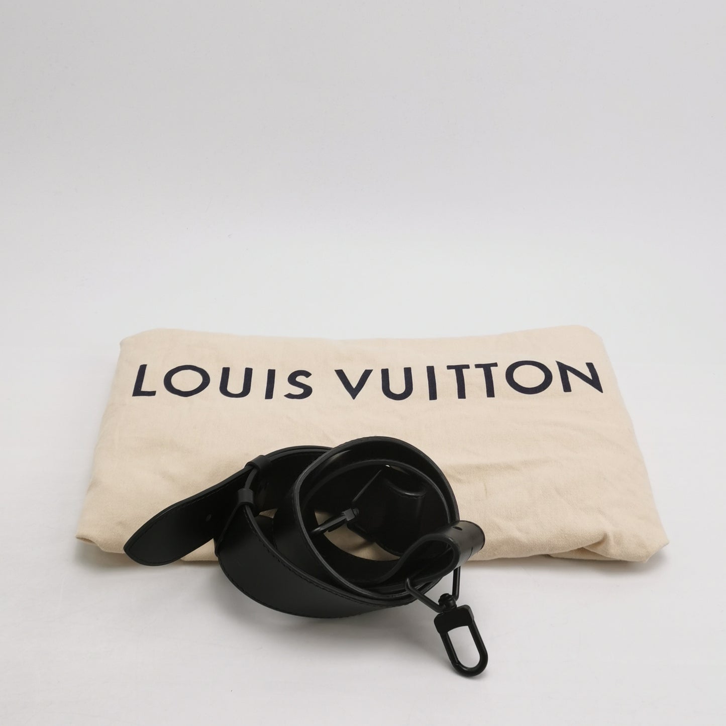 Louis Vuitton Steamer Black Embossed Crossbody Bag