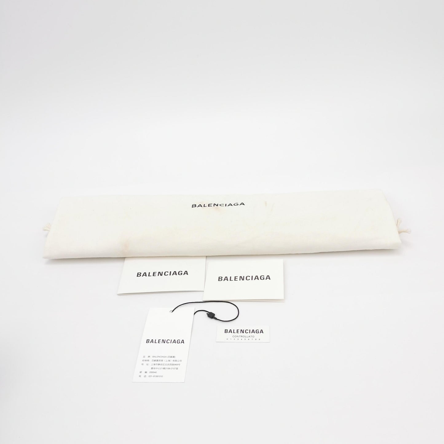 Balenciaga Waxed Leather Studded Crossbody Bag