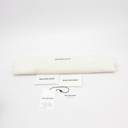 Balenciaga Waxed Leather Studded Crossbody Bag