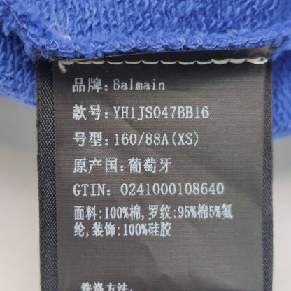 Lanvin XS Cotton Logo Crewneck Long-Sleeve Sweatshirt