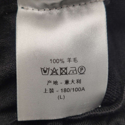 Dior Wool Color-Block Striped Crewneck Sweater L