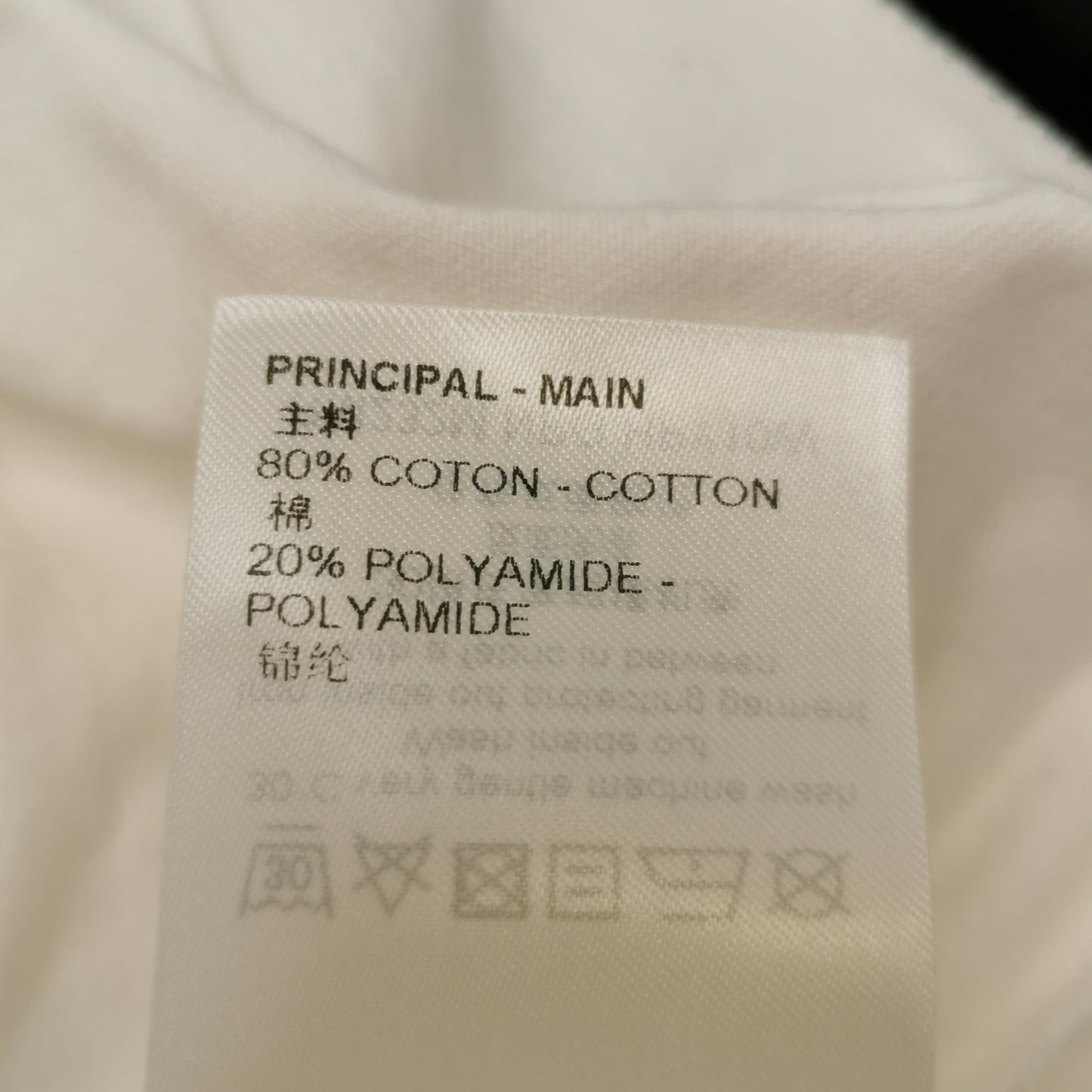 Louis Vuitton White Short-Sleeve Patch T-Shirt