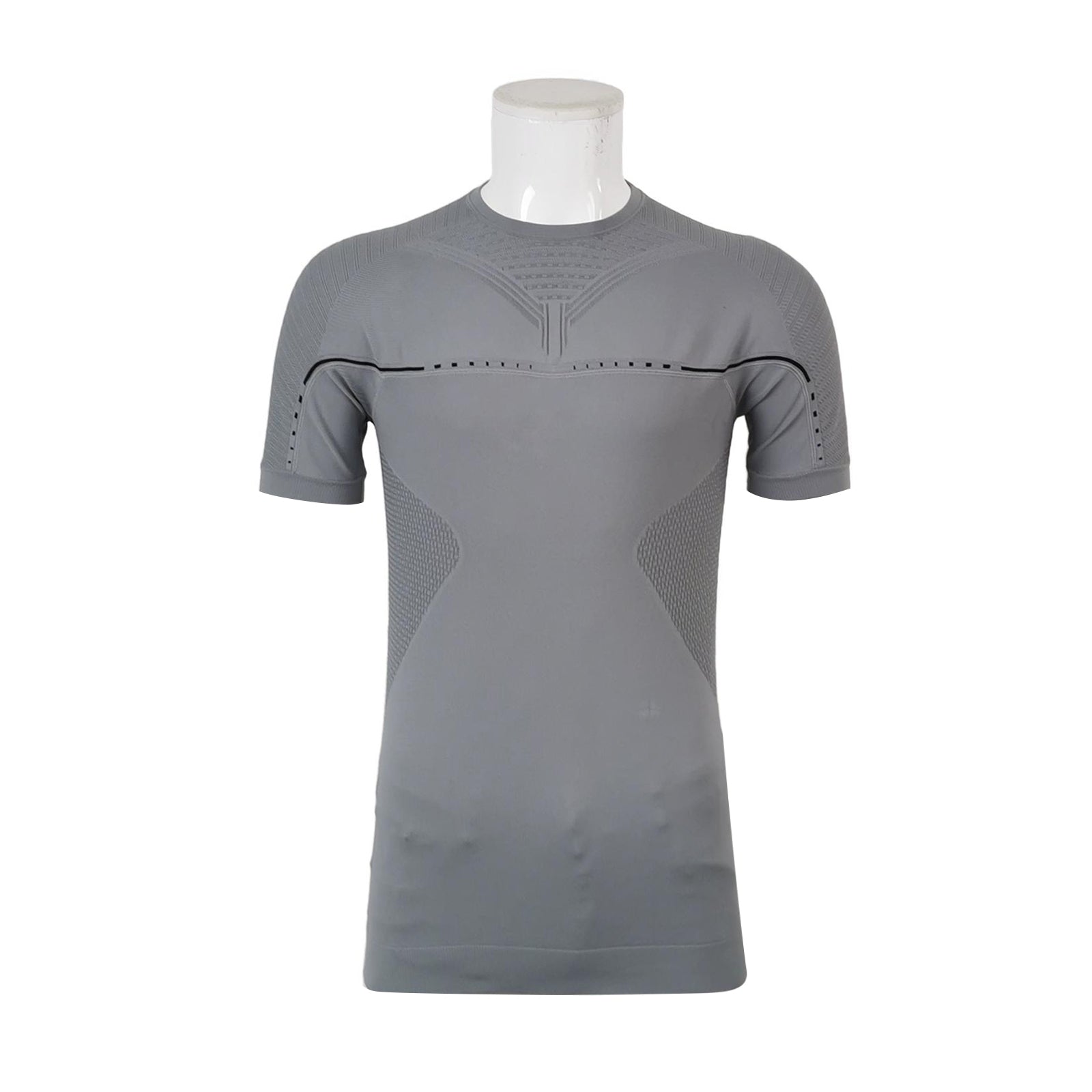 Prada Gray Short-Sleeve T-Shirt XL