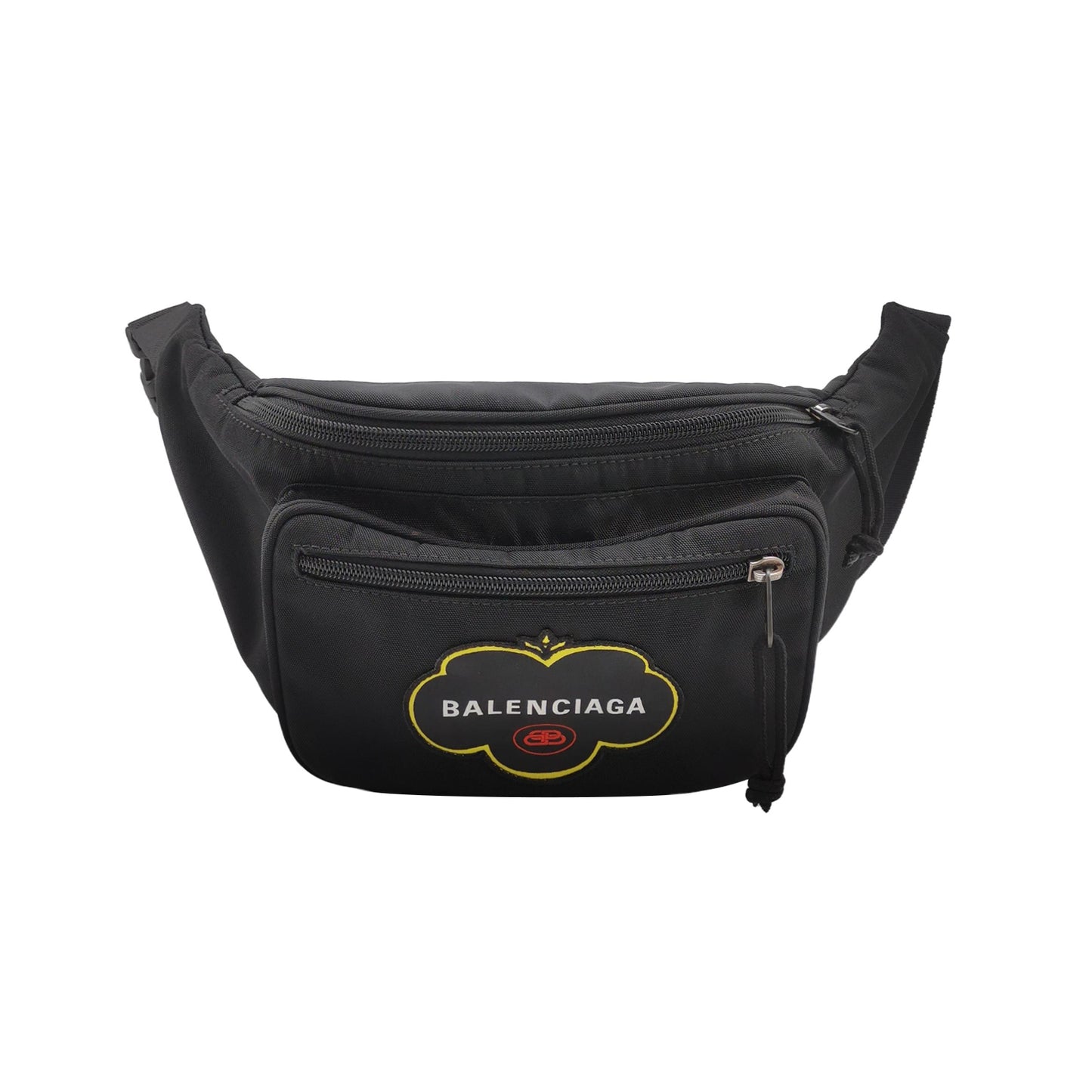 Balenciaga Nylon Logo Zip Fanny Pack