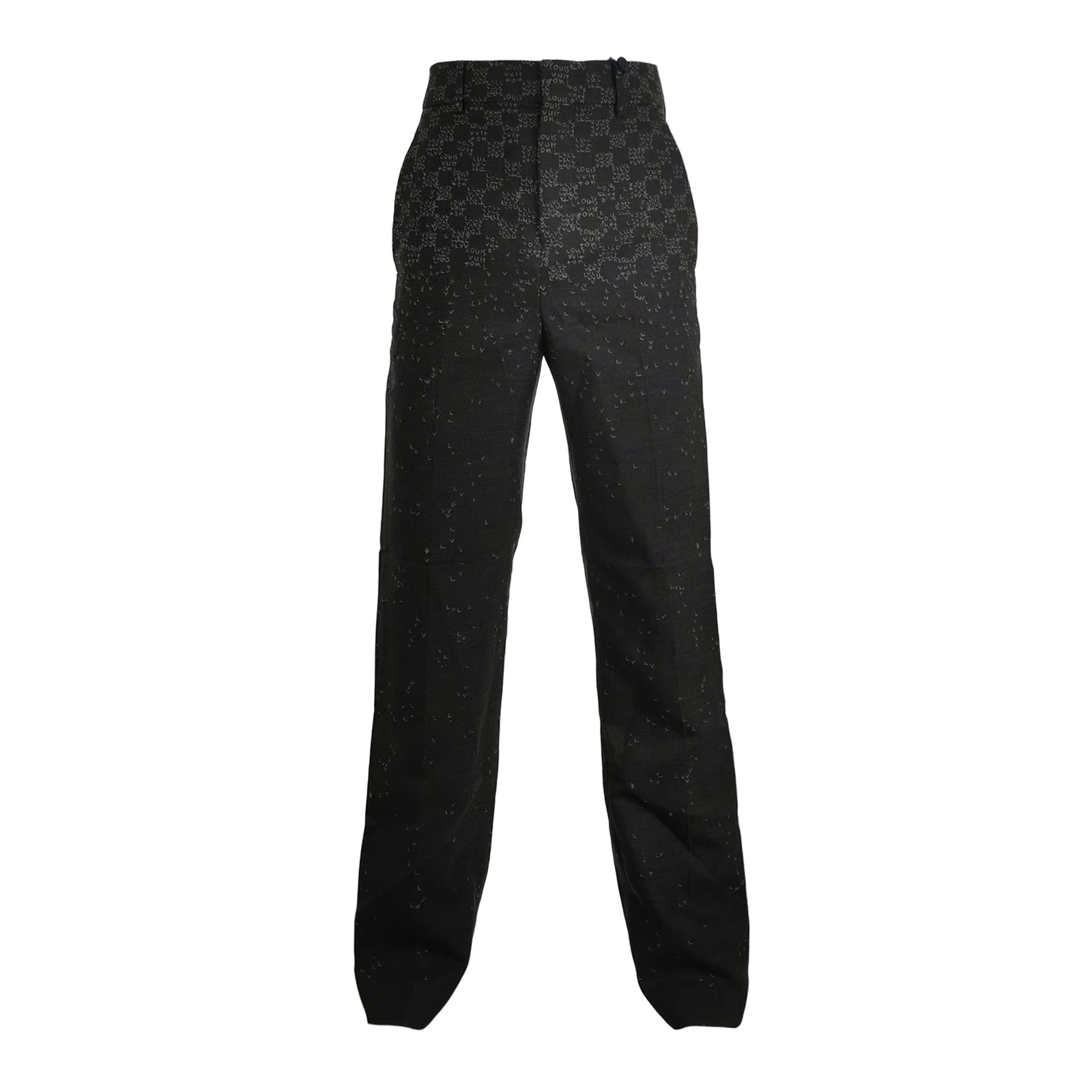 Louis Vuitton S Size Wool Patterned Pants