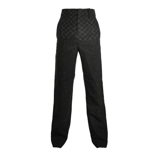 Louis Vuitton S Size Wool Patterned Pants