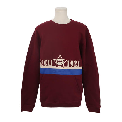 Gucci 1921 Star Logo Burgundy Sweatshirt