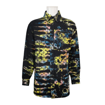 Louis Vuitton Monogram Cotton Long-Sleeve Shirt M