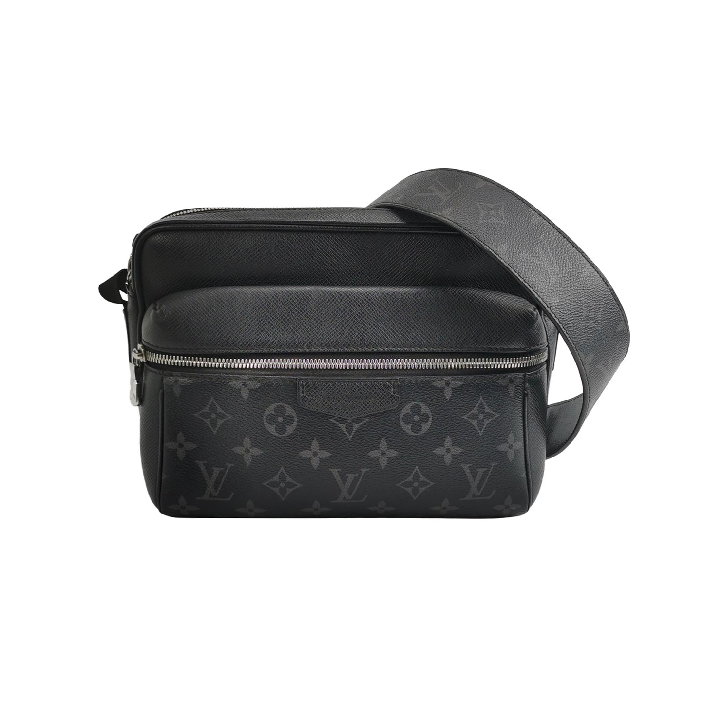 Louis Vuitton Outdoor Leather Zip Reporter Crossbody
