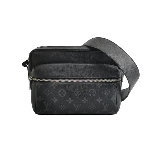 Louis Vuitton Outdoor Leather Zip Reporter Crossbody