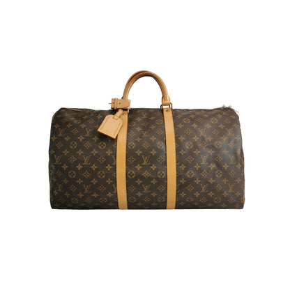 Louis Vuitton Vintage Keepall 55 Monogram Duffle Bag