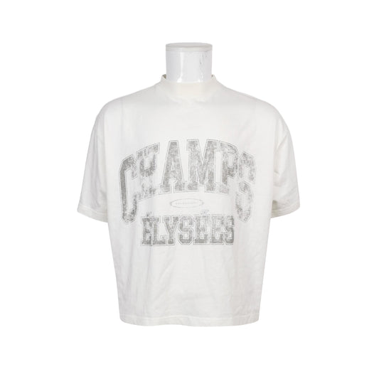 Balenciaga XS Cotton Crew Neck 'CHAMPS' T-Shirt