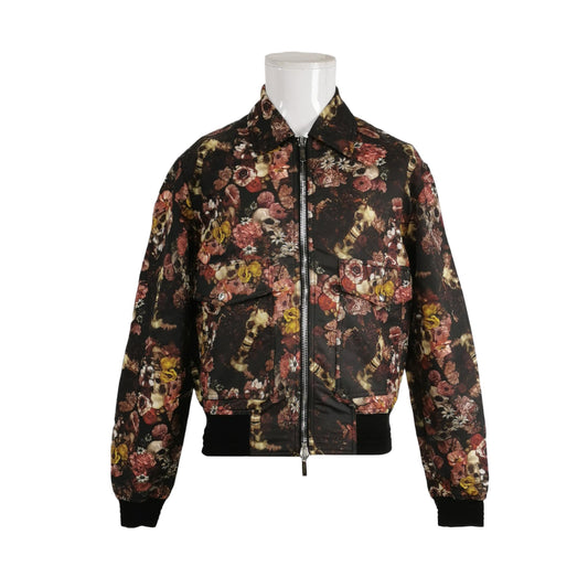 Dior x Kamei Tetsu Skull Rose Print Zip Jacket