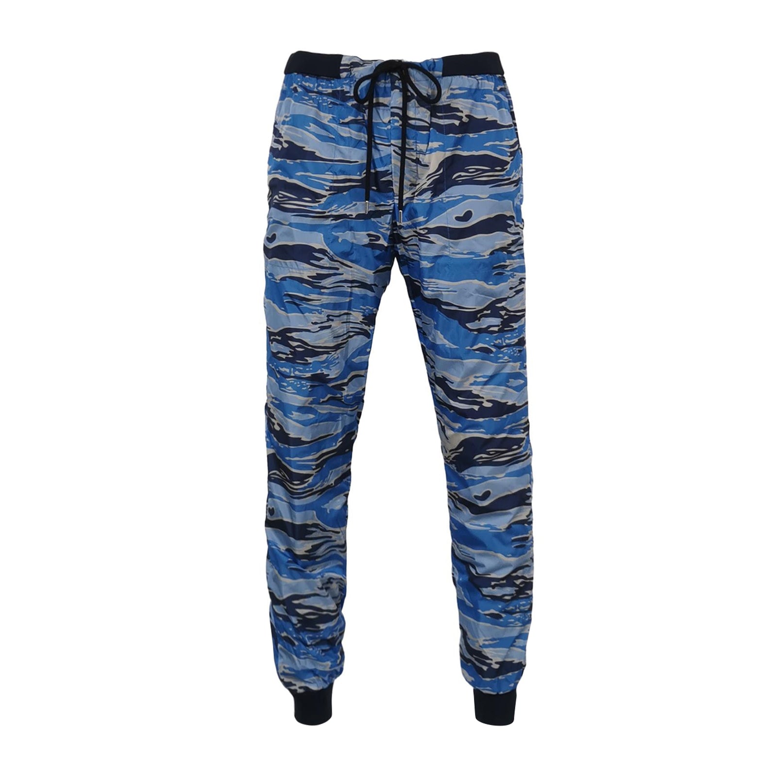 Moncler Blue Camo Print L/50 Track Pants