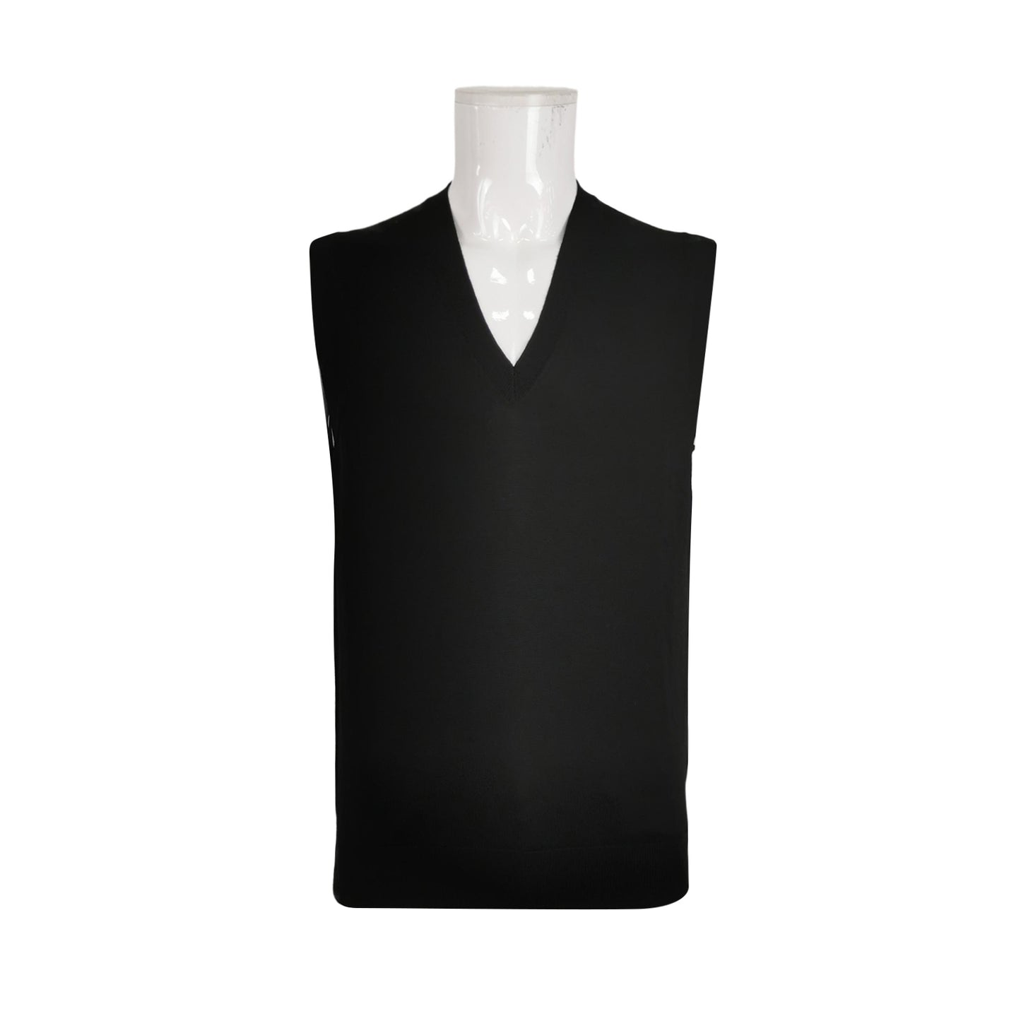 Prada Wool V-Neck Solid Vest L