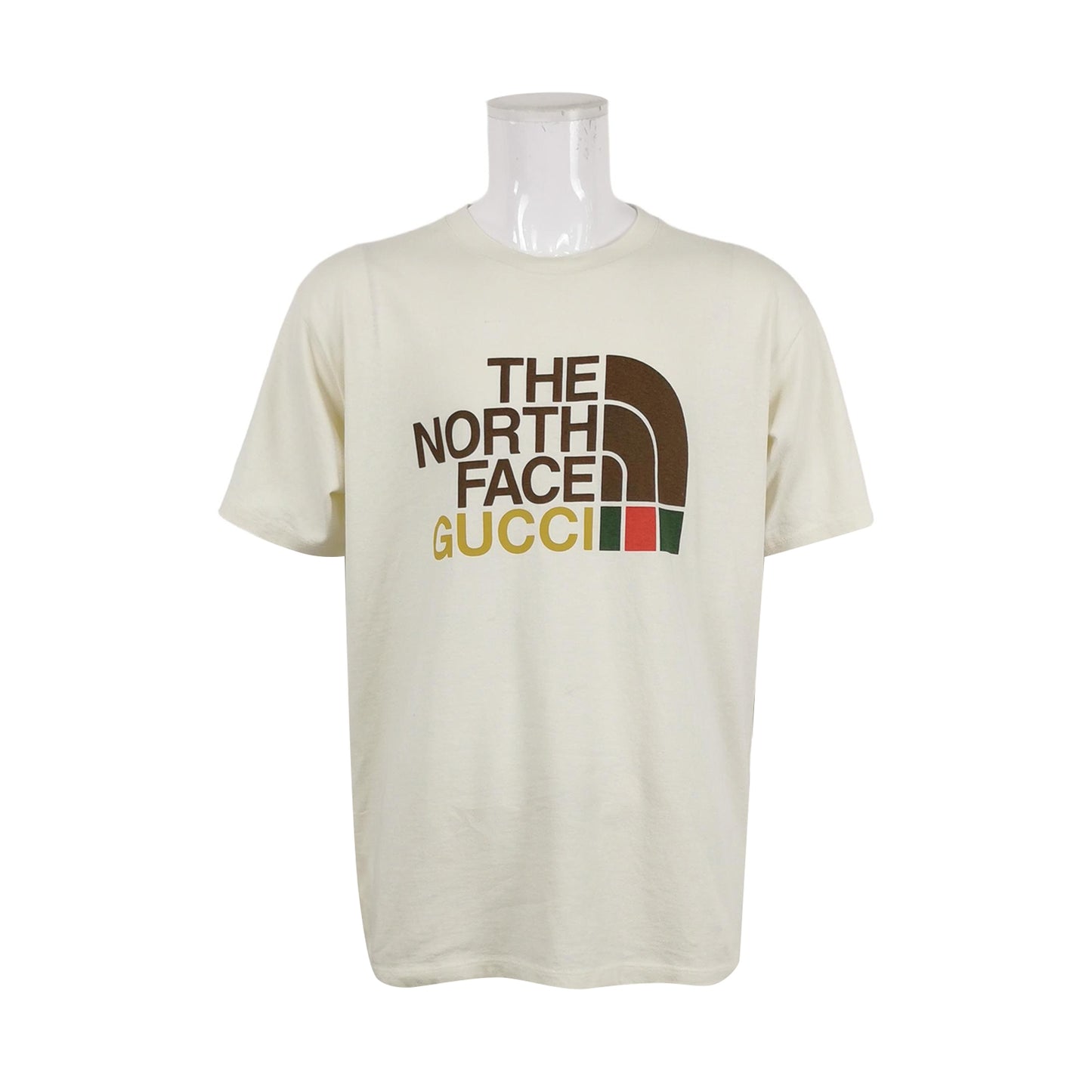 The North Face x Gucci Logo Print Cream T-Shirt