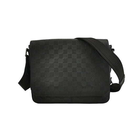 Louis Vuitton District Checkerboard Leather Crossbody Bag
