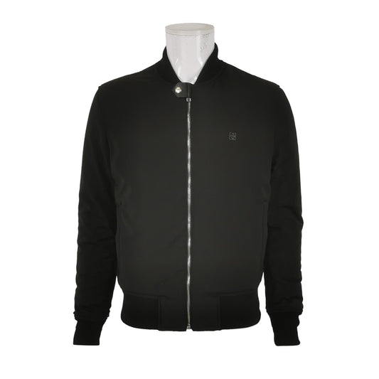 Givenchy Wool Blend Solid Zip Cotton Jacket L/48