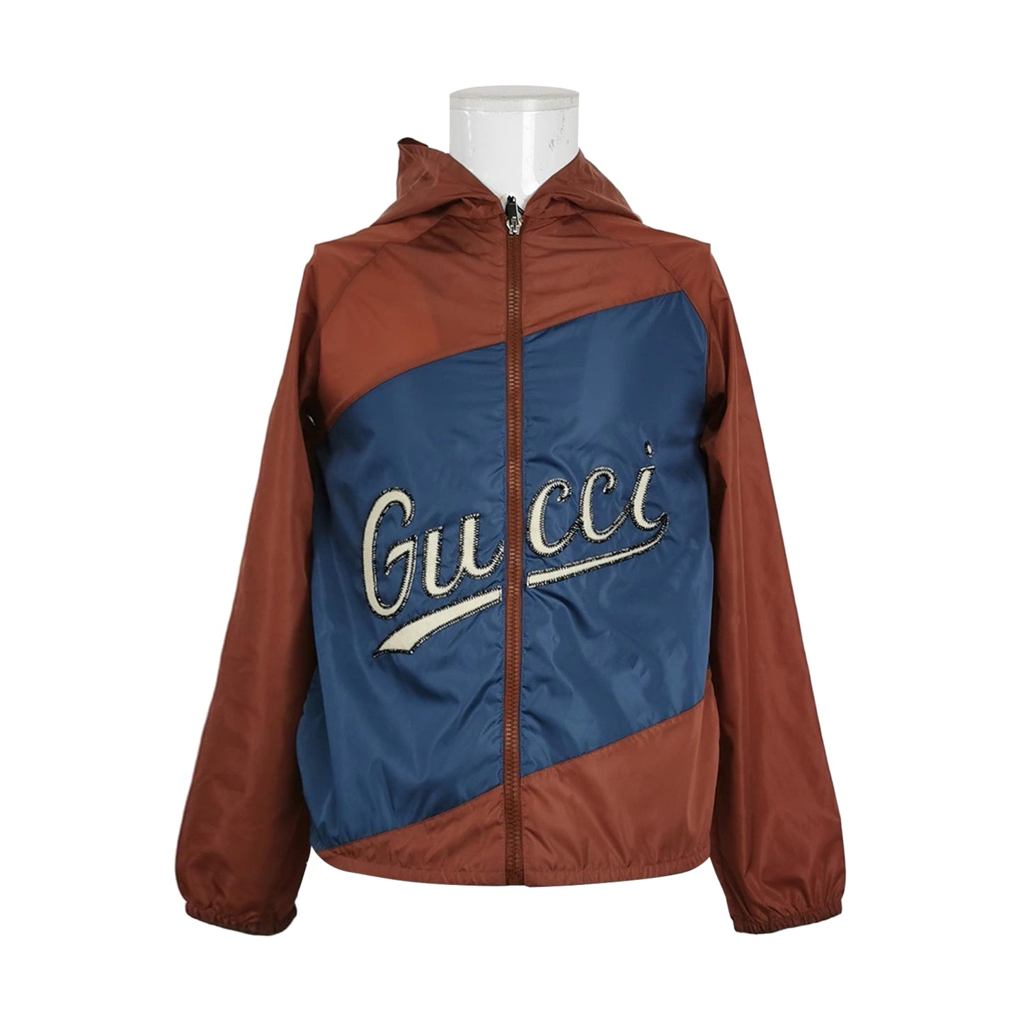Gucci Two-Tone Hooded Jacket S Size