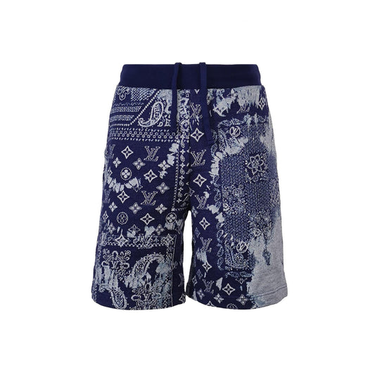 Louis Vuitton Cotton Monogram Bandana Shorts S