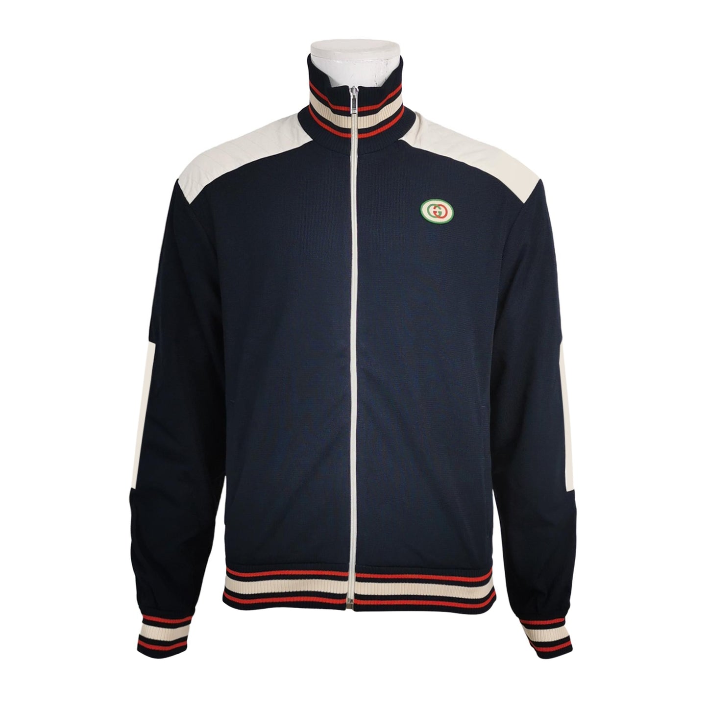 Gucci Cotton Color-Block Zip Jacket M