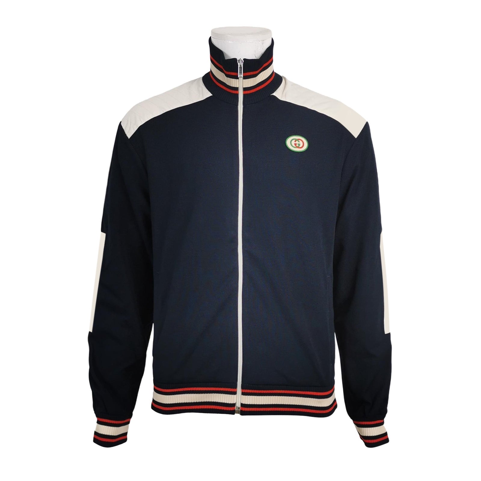 Gucci Cotton Color-Block Zip Jacket M