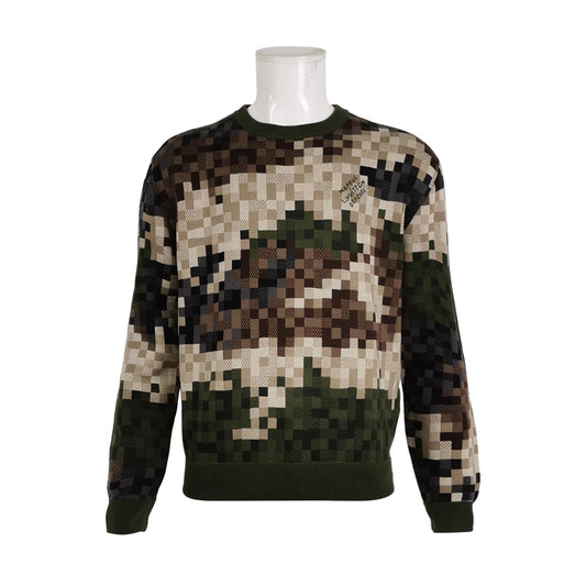 Louis Vuitton S Size Pixel Pattern Crewneck Sweater