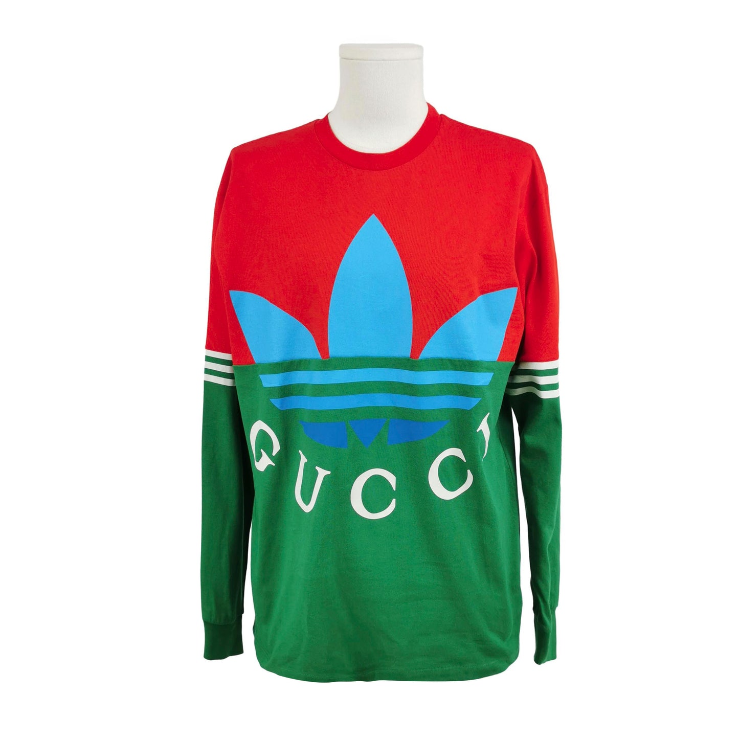 Gucci x Adidas Colorblock Logo Sweatshirt L