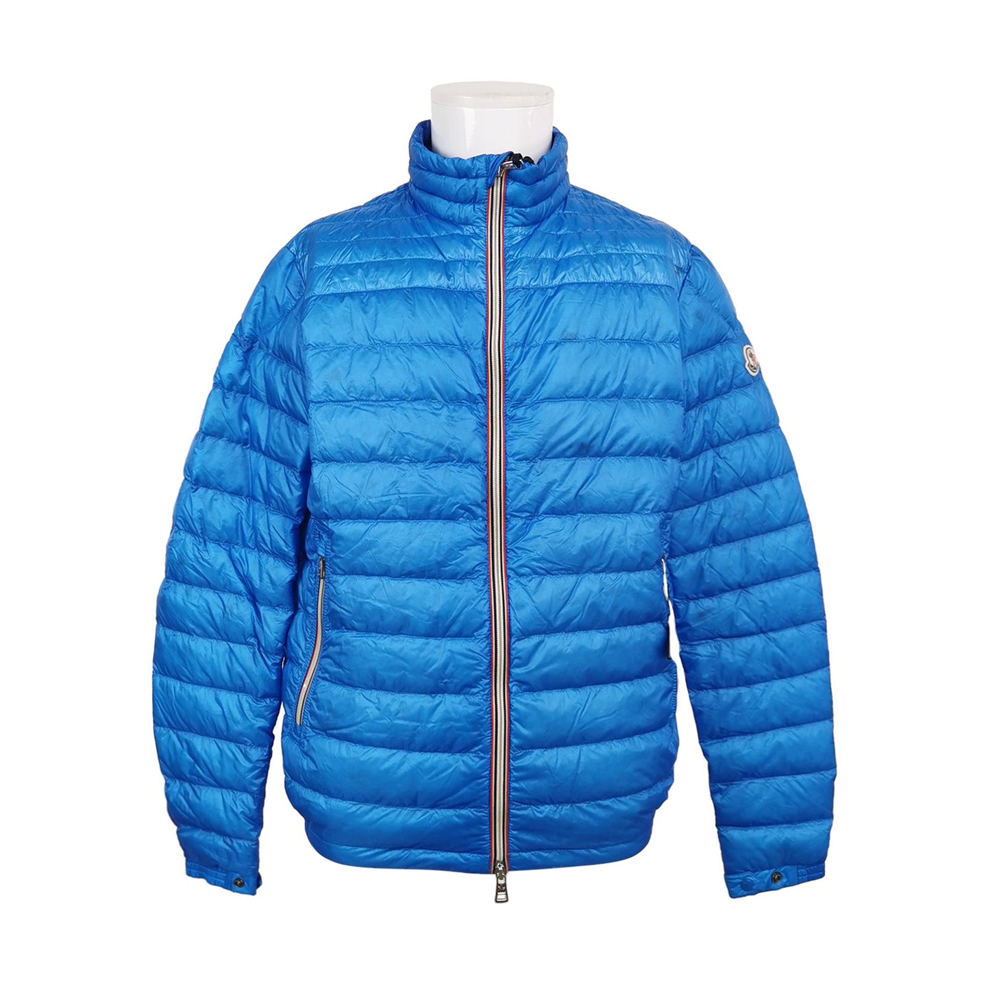 Moncler Daniel Blue Quilted Zip Down Jacket XL