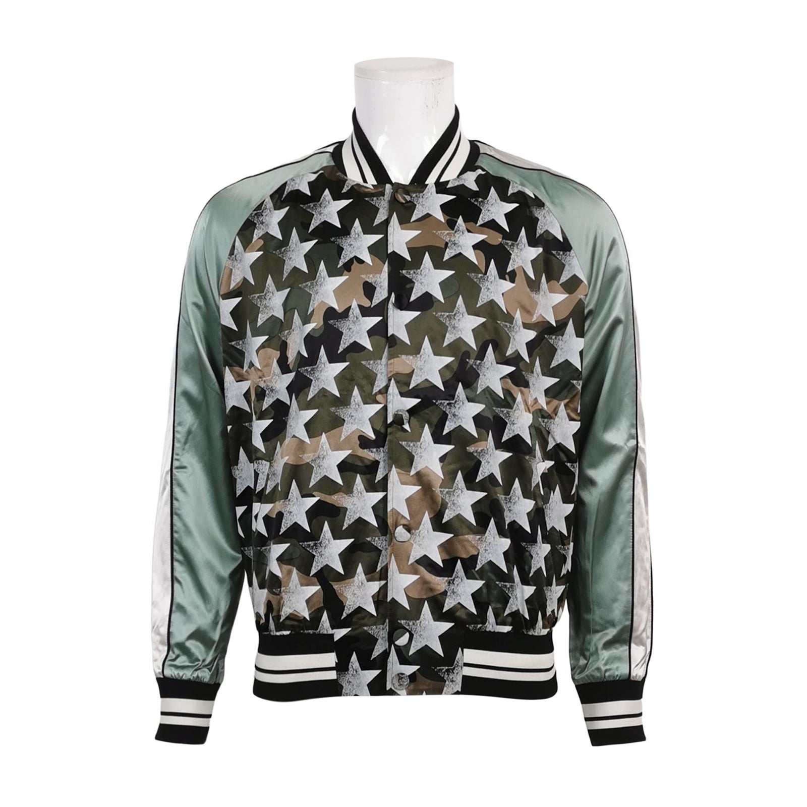 Valentino Camo Star Print Bomber Jacket