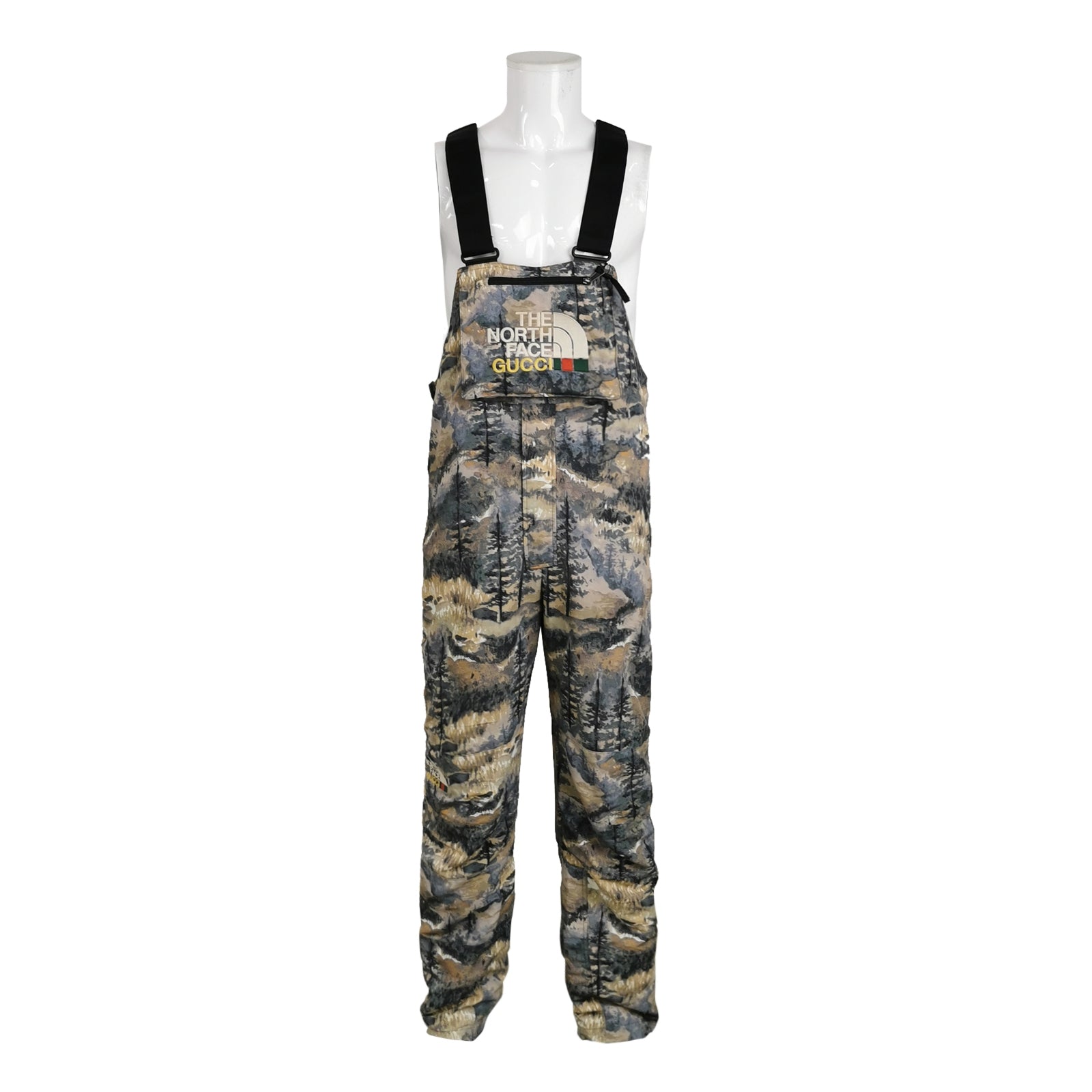 Gucci x The North Face Camo Print Overalls