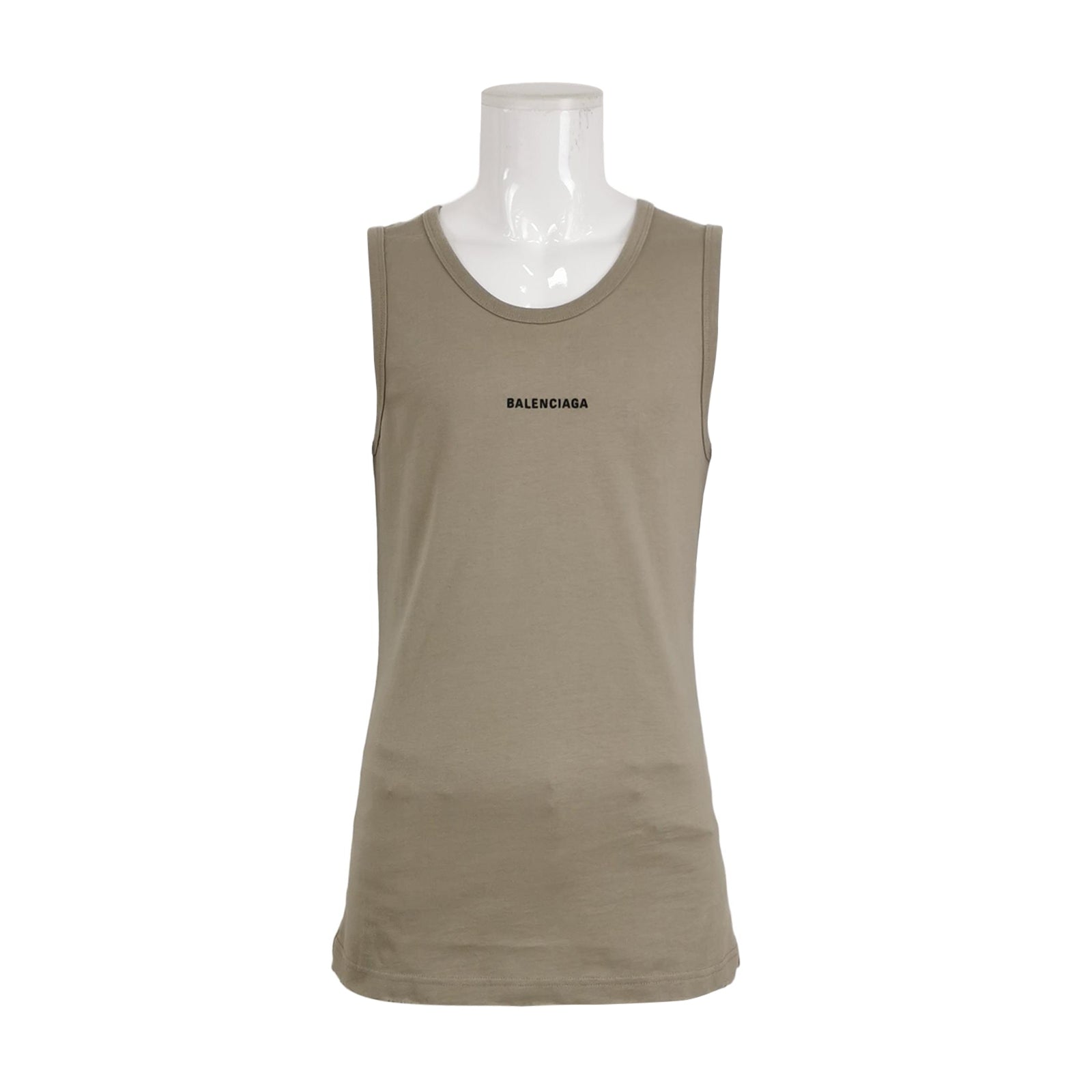 Balenciaga Logo Cotton Tank Top XXS