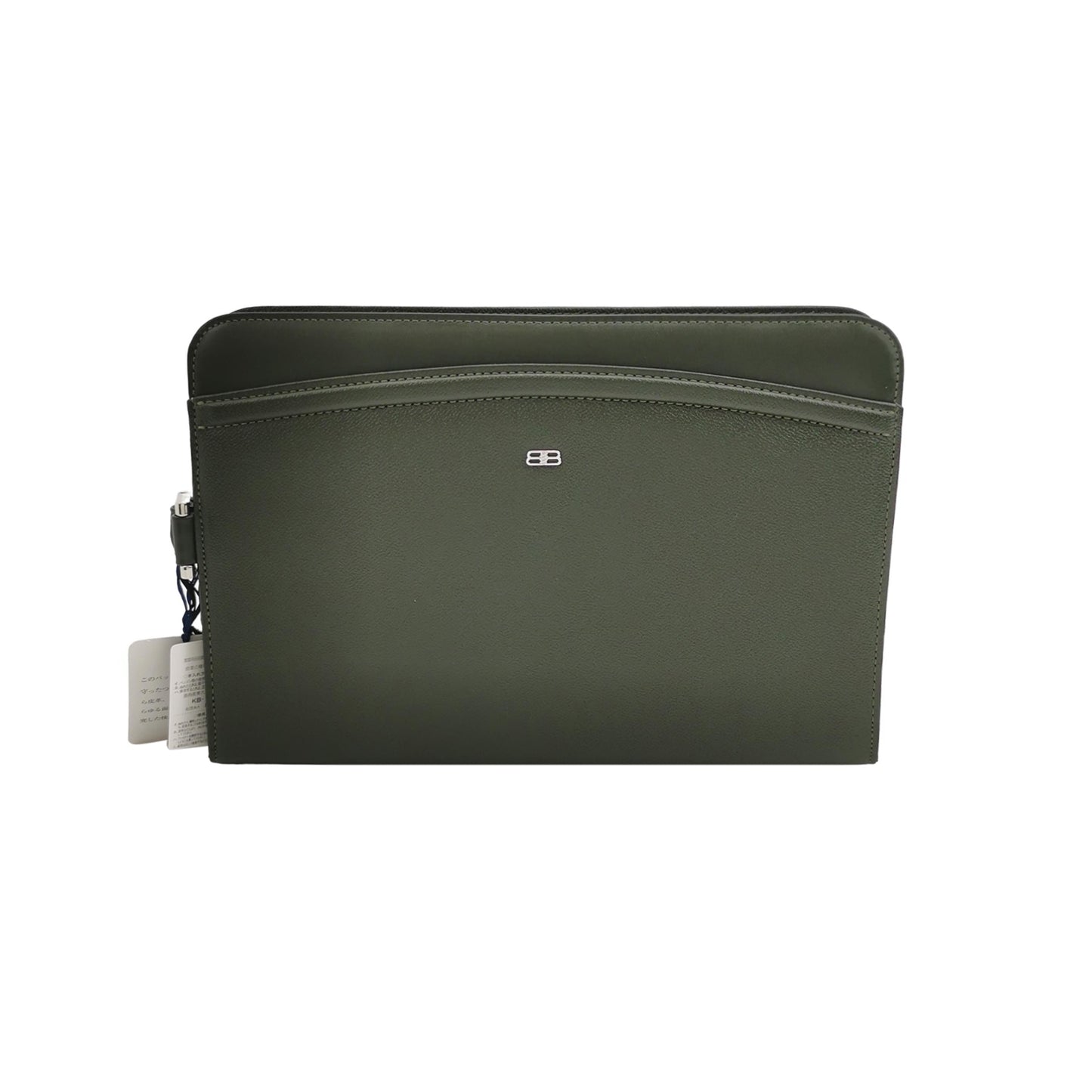 Balenciaga ACE Collab Calfskin Solid Vintage Clutch